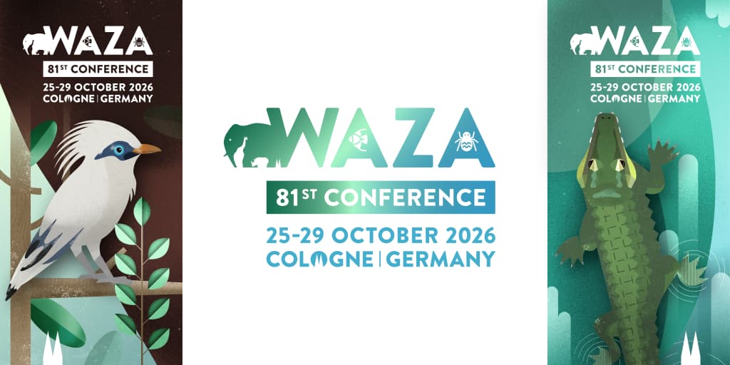 Banner 81st WAZA Annual Conference, October 2026, Cologne Germany